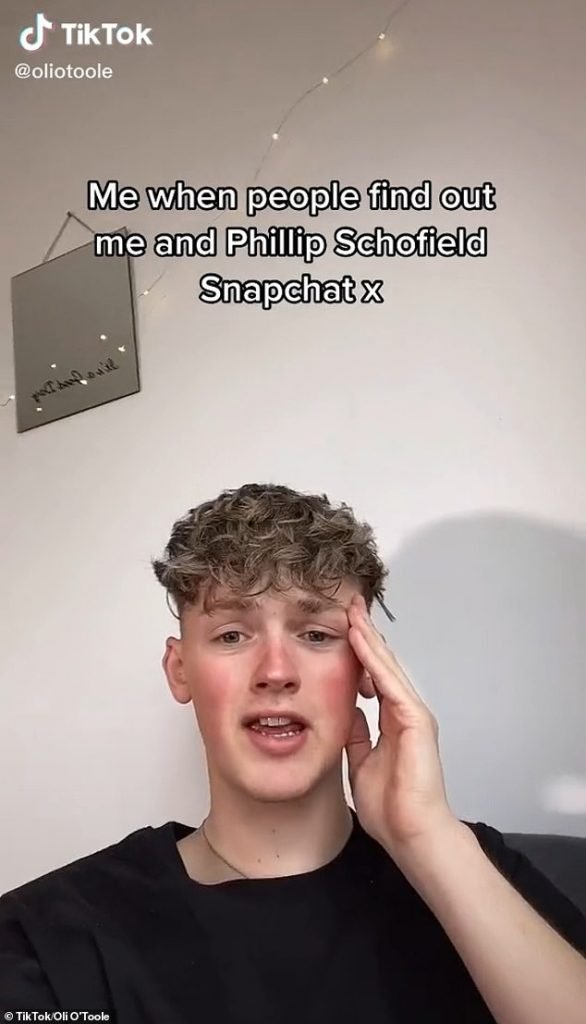 TikTok user Oli O'Toole reveals he shared messages with Phillip ...